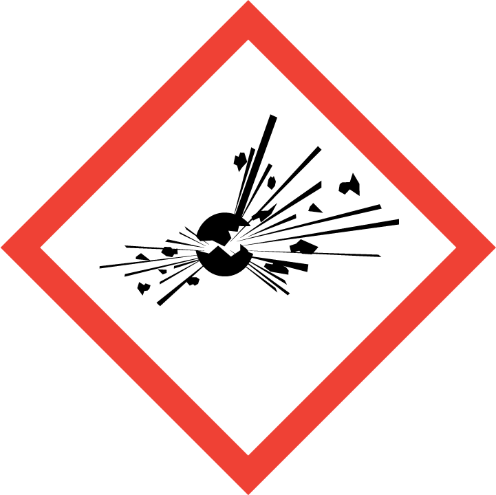 GHS01 Explodierende Bombe