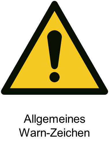 W001 Allgemeines Warnzeichen