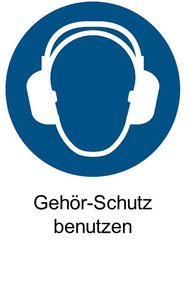 M003 Gehörschutzbenutzen