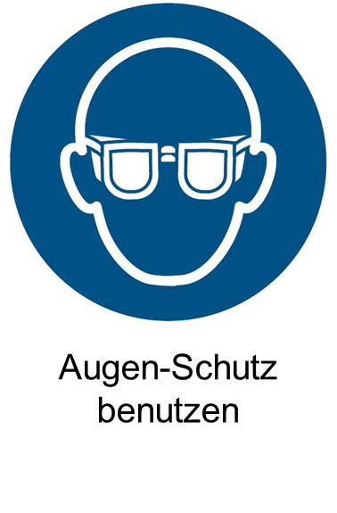 M004 Augenschutzbenutzen