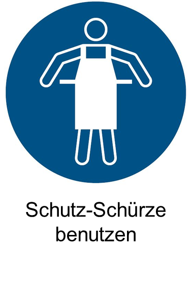 M026 Schutzschürze benutzen