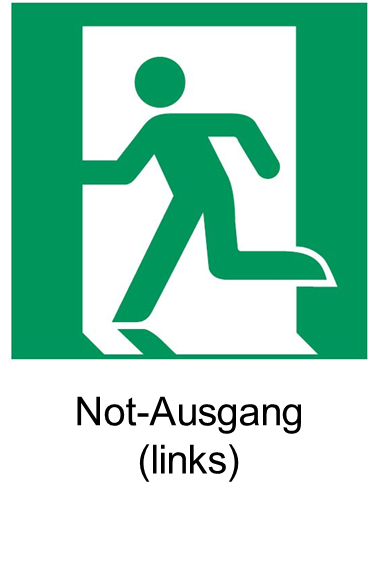 E001 Rettungsweg/Notausgang (links)