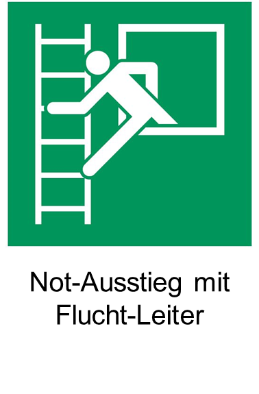 E016 Notausstieg mit Fluchtleiter