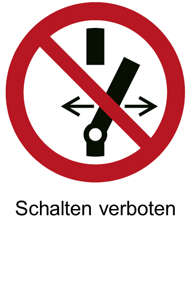 P031 Schalten verboten