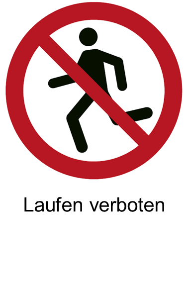 P048 Laufen verboten