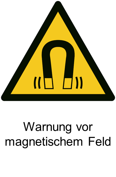 W006 Warnung vor magnetischem Feld