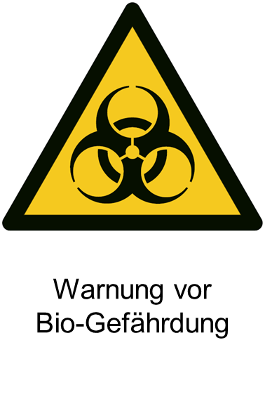 W009 Warnung vor Bio-Gefährdung