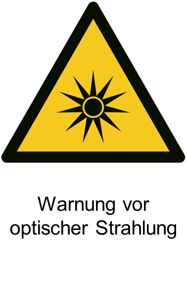 W027 Warnung vor optischer Strahlung