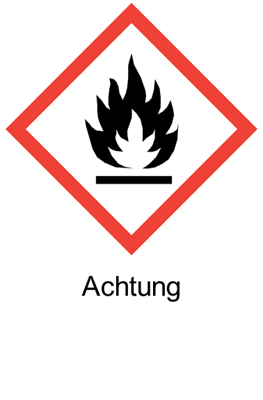 GHS02 Flamme Achtung