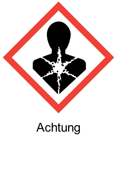 GHS08 Gesundheitsgefahr Achtung