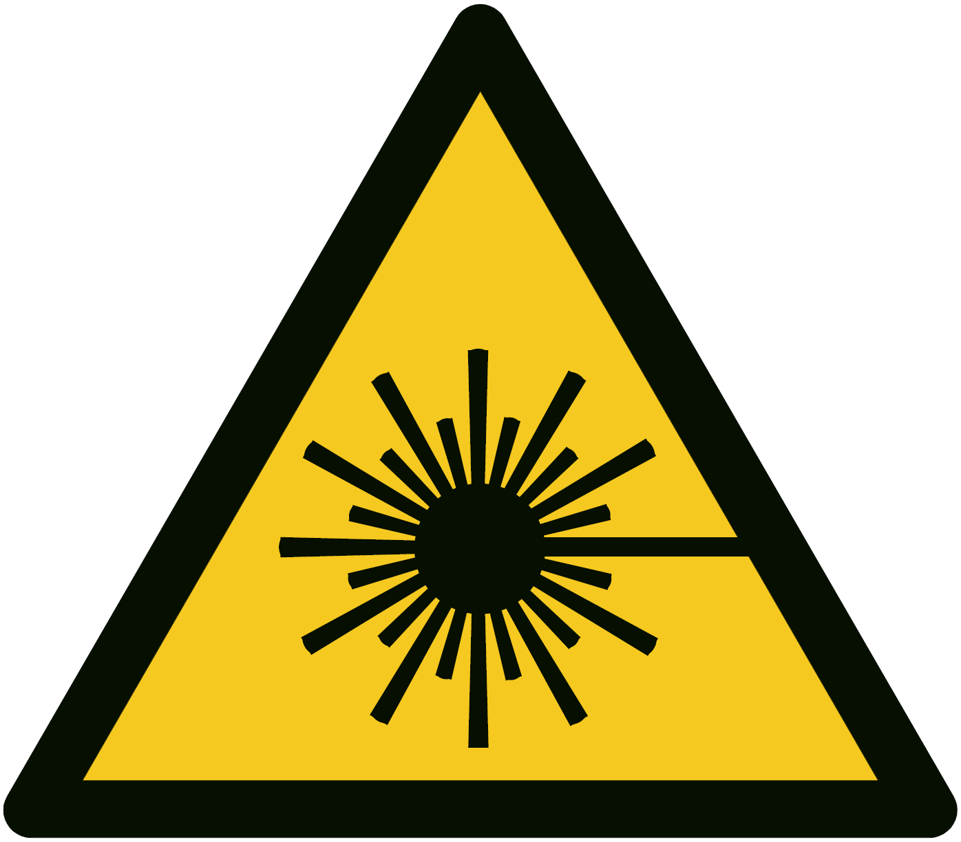 W004 Warnung vor Laserstrahl