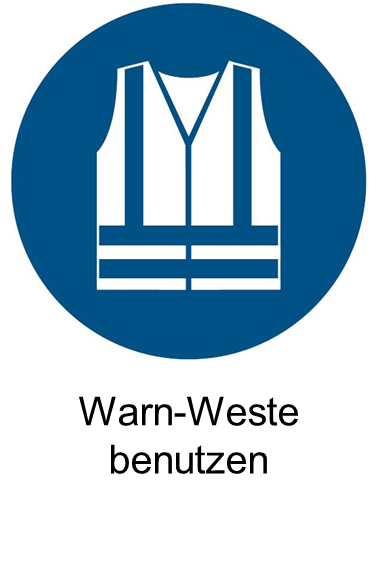 M015 Warnweste benutzen