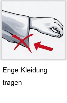Enge Kleidung tragen