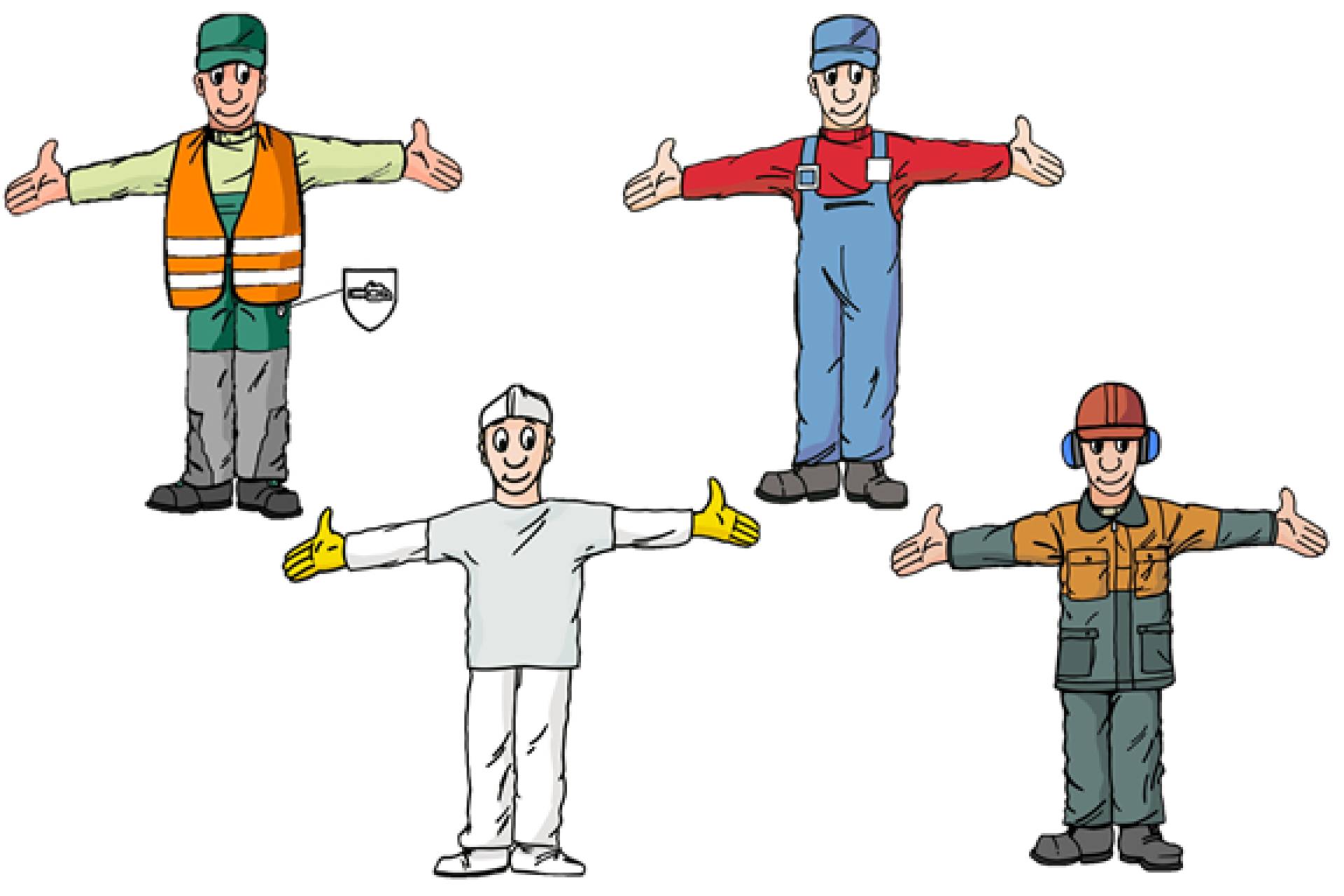 Persönliche Schutzausrüstung Grafiken