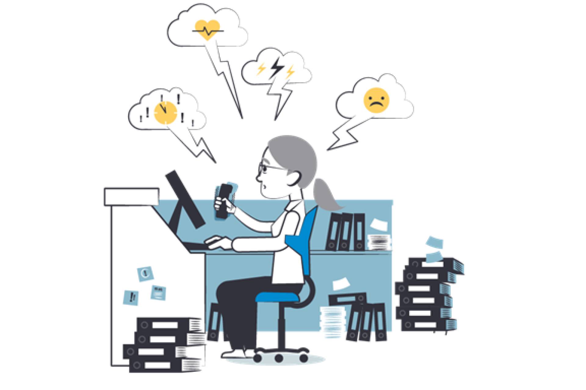 Psychische Belastungen bei der Arbeit (Online-Kurs)