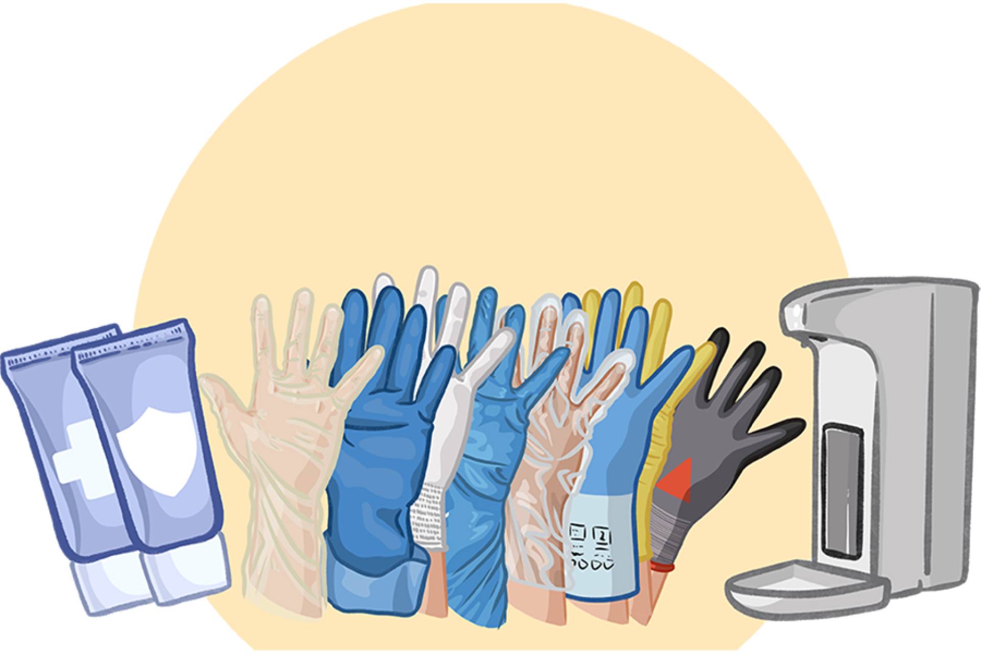 Hautgesundheit im Beruf - Beruflicher Hautschutz und Schutzhandschuhe