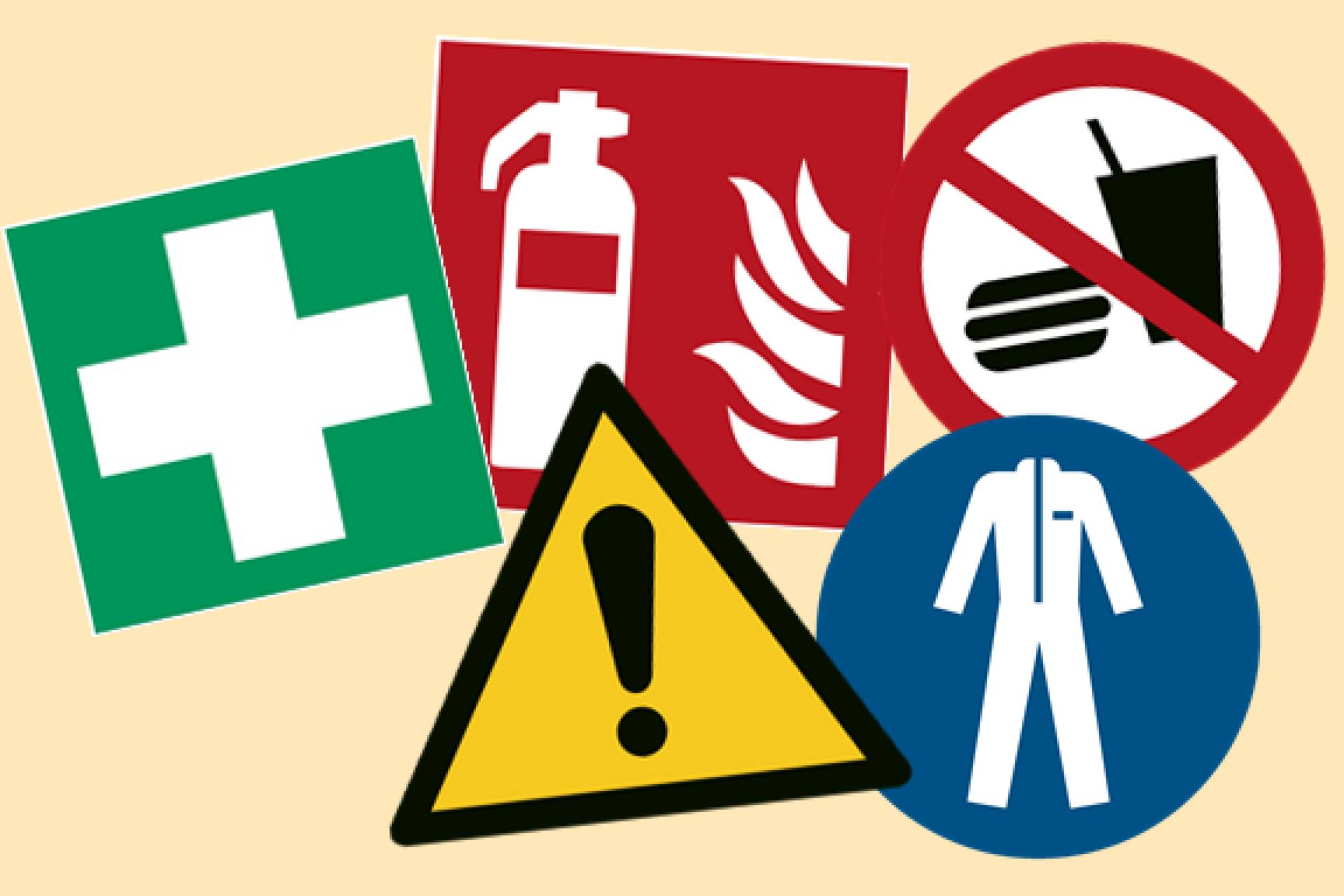 Arbeitsbögen und Napo-Filme: Sicherheitskennzeichnung (inkl. PSA und Gefahrstoffe)